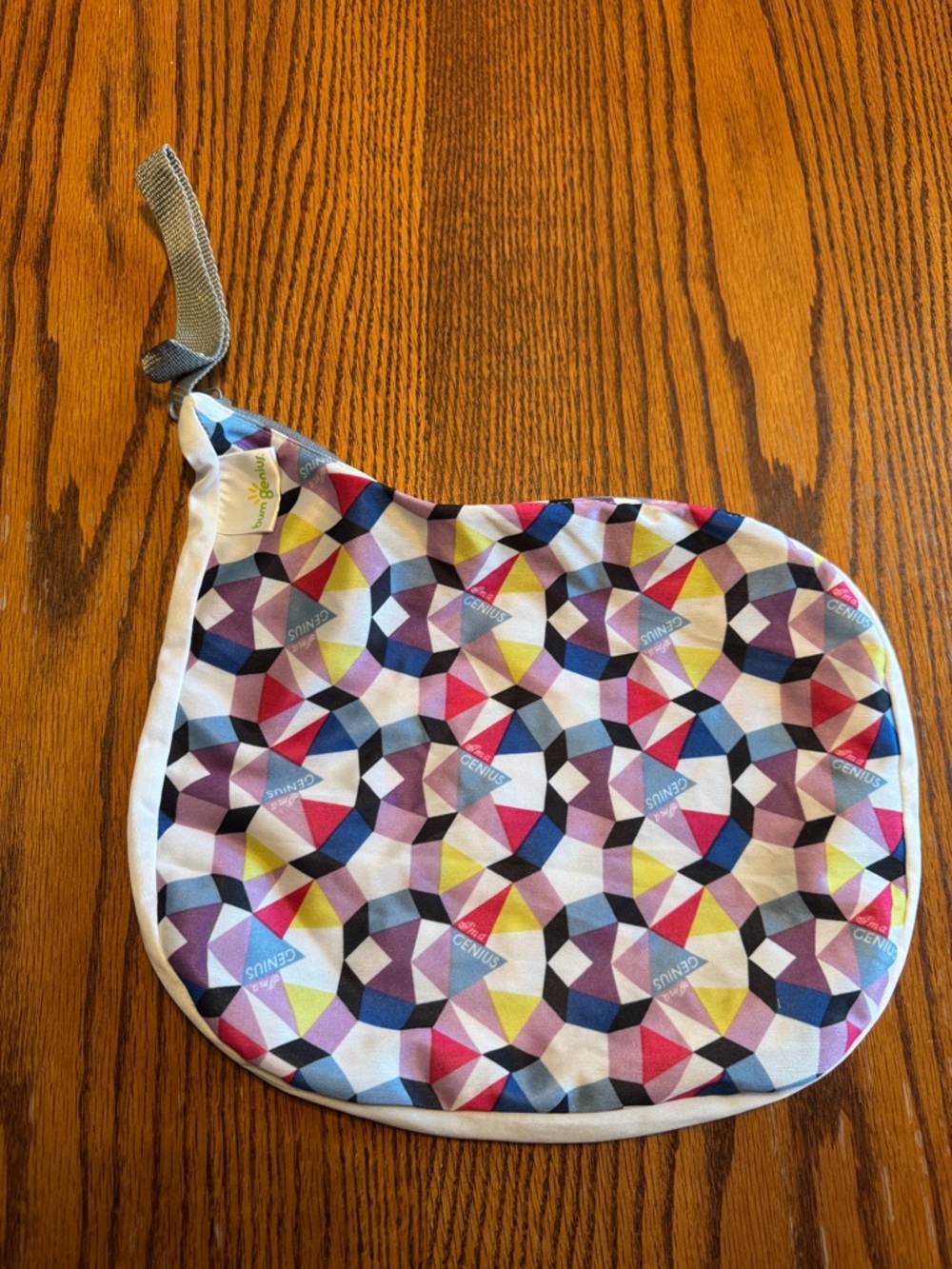 Multicolor Geometric BumGenius Wet Bag/ Pouch